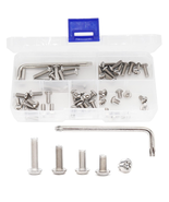 60Pcs M3 Button Head Torx Security Screws Kit, Stainless Steel, M3x4-16mm - $24.04 CAD