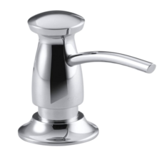 KOHLER Soap Lotion Dispenser, Transitional Design, Polished Chrome, Kitchen Bath - £47.92 GBP