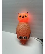 UNION PRODUCTS Halloween OWL BLOW MOLD Leominster MA - Vintage Orange - £113.52 GBP