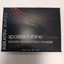Keratin Complex Sparkle &amp; Shine (Bronze ) Highlighting Powder- Free Shipping - £31.26 GBP