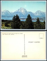WYOMING Postcard - Mt. Moran &amp; Jackson Lake From Signal Mountain O42 - £2.57 GBP