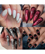 Halloween Horror Dark Press on Nails - €11,33 EUR