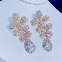 Classic Fashion Jewelry, With Elegant Flower Earrings, Stud Earrings, Mi... - £55.13 GBP