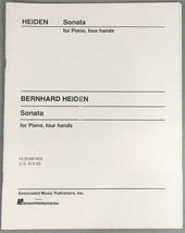 Bernhardt Heiden Sonata for Piano, four hands HL50481403 Associated Musi... - £9.55 GBP