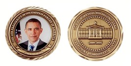 President Barack Obama Commemorating Leaving Office 1.75&quot; Challenge Coin - £27.72 GBP