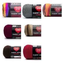 Red Heart Super Saver Jumbo #4 Medium Acrylic Yarn, 10oz/283g, 482 - £11.57 GBP