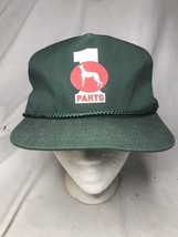 Parts 1 Great Dane Logo Green Trucker Hat Snapback Cap Vintage - £11.87 GBP