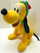 Disney PLUTO 12&quot; With GERMAN ALPINE Hat Plush Vintage Figure - $19.80