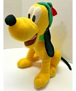 Disney PLUTO 12&quot; With GERMAN ALPINE Hat Plush Vintage Figure - $27.15 CAD