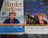 Murder She Wrote lot of 2 by Jessica Fletcher Mystery Paperbacks - £3.14 GBP