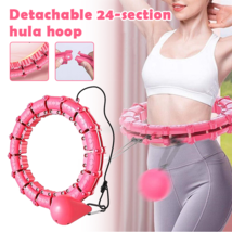 Hula Fitness Hoop Adult Detachable Hula Hoop Indoor Exercise Equipment - £27.44 GBP