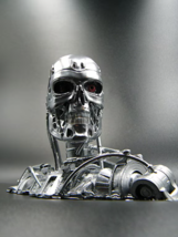 130 mm (5,1&quot;) Bust Resin Figure Model of Terminator T-800 - finished - €46,61 EUR