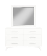Bristol Mirror, White - $6,519.47 MXN