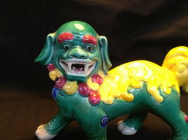 antique FO Dog LION Tricolor - $70.00