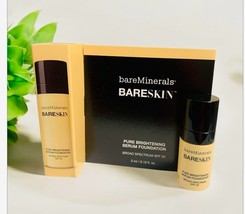 BareMinerals Bareskin Pure Brightening Serum Foundation SPF 20 BARE IVOR... - $286.12 MXN