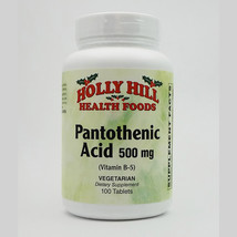 Holly Hill Health Foods, Pantothenic Acid, 100 Tablets - $21.79