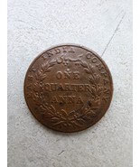 1835 ONE QUARTER ANNA COIN, EAST INDIA COMPANY RARE COIN, 18TH CENTURY COIN - $98.00+