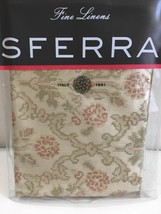 Sferra Emerson Champagne Euro Sham Floral Egyptian Cotton Sateen 700TC Italy NEW - £25.73 GBP