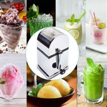 Stainless Steel Manual Ice Crushing Machine for Home - $69.99