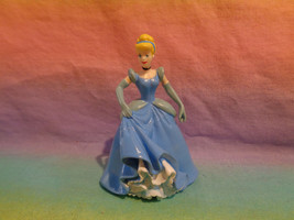 Disney Princess Cinderella Blue Gown PVC Figure Running Away from the Ball - £2.77 GBP