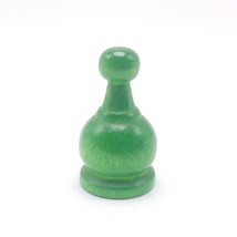 Parcheesi Green Pawn Token Replacement Game Piece Wooden Ludo Jue De Dada 1938 - $2.32