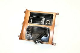 2006-2010 INFINITI M35 M45 AUTOMATIC SHIFTER BOOT COVER TRIM WOOD BEZEL P1884 image 7