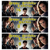 HARRY POTTER Personalised Birthday Banner - Harry Potter Birthday Party ... - $5.34