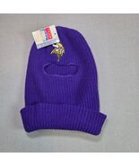 Vintage 1980s NOS Minnesota Vikings Team NFL Balaclava Hat Rossmor Made USA - $70.41 CAD