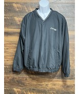 Con-Way Freight Black Pullover Windbreaker Large Michigan Trucking V-Nec... - $496.31 MXN