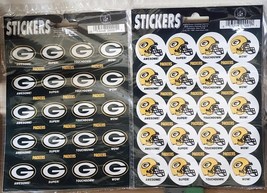 NFL Green Bay Packers NOS Stickers 2 Packs Bernie Kosar See Pictures 40 Total - £10.63 GBP