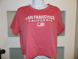 ROMWE San Francisco Cropped T-Shirt Size L 8/10 Women&#39;s EUC - £14.35 GBP