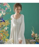 Sexy Sheer Vintage Nightgown, Vintage Victorian Nightgown, Sleepwear Nig... - £127.67 GBP