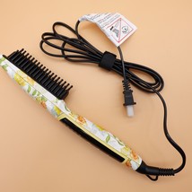 Calista Tools TrianglPro Heated Detailer Styling Hair Brush Daffodil Floral - $17.95