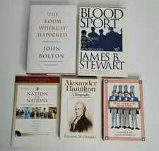 4 American History President Books Lot +Timeline Founding Fathers Hamilton Trump - $14.99