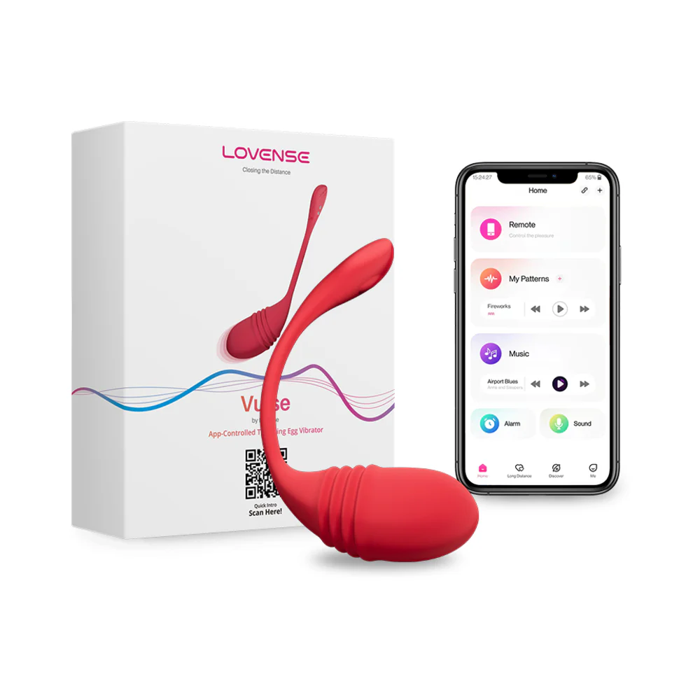 Lovense Vulse Thrusting and Vibrating Egg - $128.00
