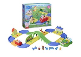 Peppa Pig All Around Town Play Set Sounds Mini City Car Track Figure Park SALE - £37.60 GBP