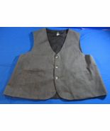 3 BUTTON DESIGNER JH UNIFORMS MENS BUSINESS CASUAL SUIT VEST SIZE 2XL - $464.60 MXN