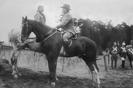 Theodore Roosevelt Greets the German Kaiser, both on horseback in Germany - Art  - £17.25 GBP+