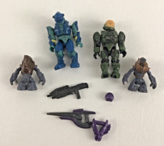 Mega Bloks Consturx Halo Minifigs Spartan Eva Elite Regular Grunts 4pc Lot Toy  - £30.49 GBP