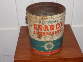 Vintage EN-AR-CO Lubricants Empty 10 Pund Can - $34.65