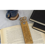 Handmade Celtic Knot bookmark, Perfect Father's Day gift, Present for dad, Engra - $8.95