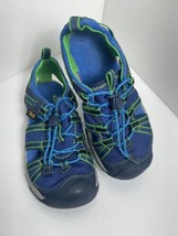 Teva Manatee Boys Kids Sport Sandals Size 12 Blue Green Water Shoes - £13.92 GBP