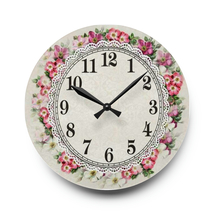 Custom made silent battery operated quartz  10.75&quot; acrylic round wall clock #67 - £28.86 GBP
