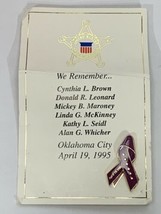 US Secret Service April 19 1995 Oklahoma City Bomb We Remember Police Lapel Pin - £35.04 GBP