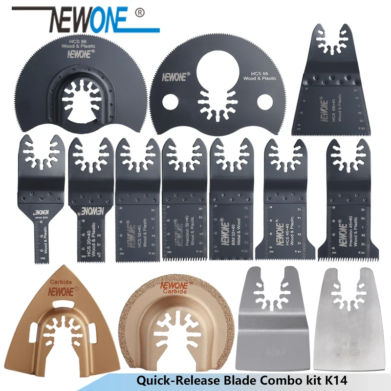 NEWONE K66/K100 Quick-release HCS/Japan-tooth/Bi- Oscillating Tool Multi-functio - £298.83 GBP