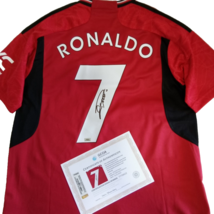 Cristiano Ronaldo Signed Autographed #7 Manchester United Jersey Red - COA - £350.36 GBP