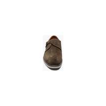 Men's Stacy Adams Taylen Plain Toe Monk Strap Casual Shoes Brown Suede 25589-245 image 7