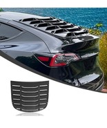 For 2020-2023 Tesla Model Y Rear Back Window Louvers Carbon Fiber Look P... - $2,604.00 MXN