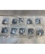 10 Bags of 100 Each Fabory IJY33 Flat Washer USS Steel Zinc 3/8 (1,000 Q... - $703.98 MXN
