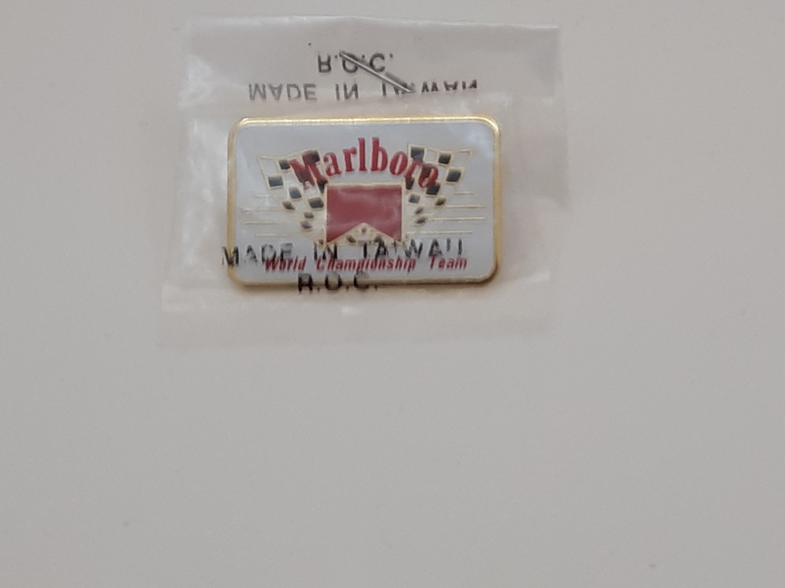 Primary image for Marlboro World Championship Team Racing Tie Tack/Lapel Pin (In Poly Bag)